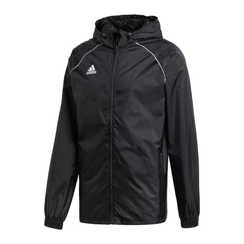 adidas core 18 regenjacke herren - schwarz|Adidas Core 18 Rain Jacket .